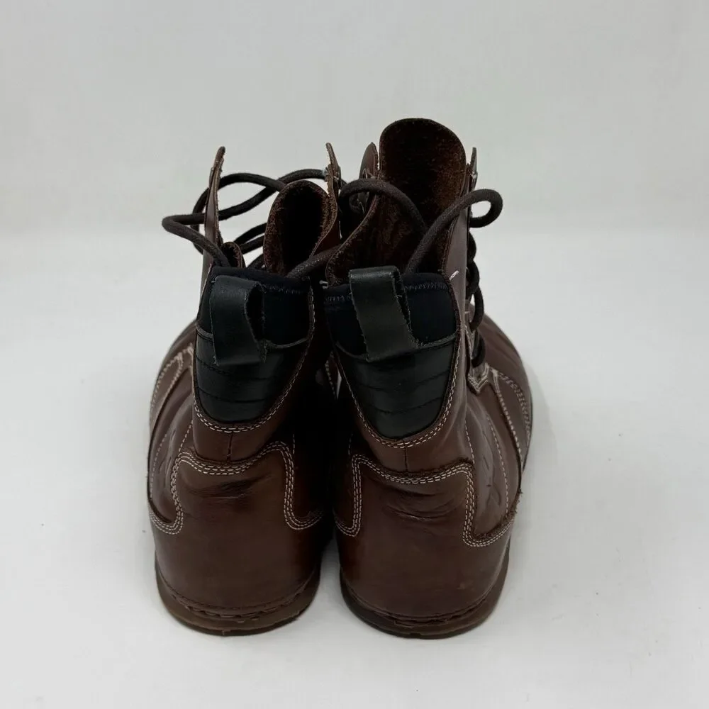 Otz Troop Chukka Boots Mens 9 Brown Leather Minimalist Hipster Water Resistant